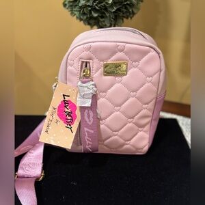 Betsey Johnson Pink Quilted Crossbody Bag NWT